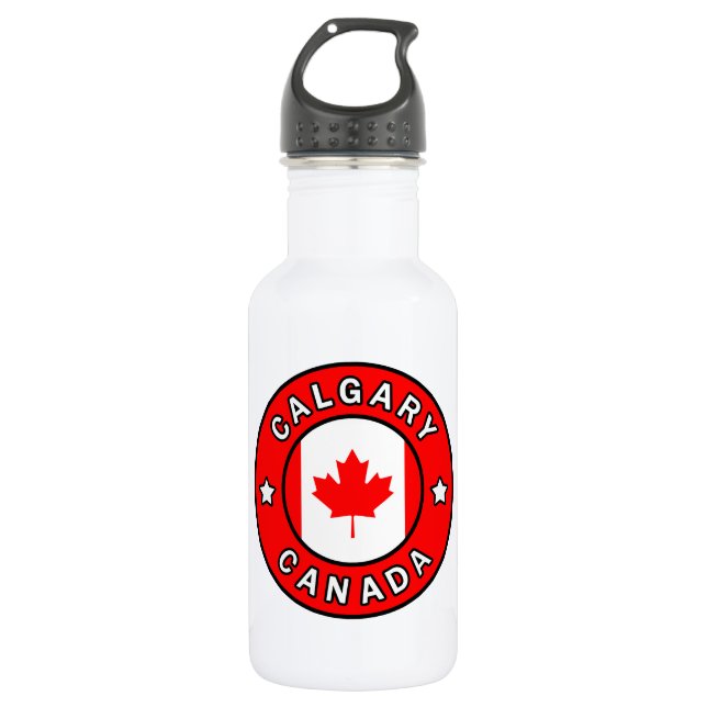 Calgary Canada 532 Ml Water Bottle (Front)