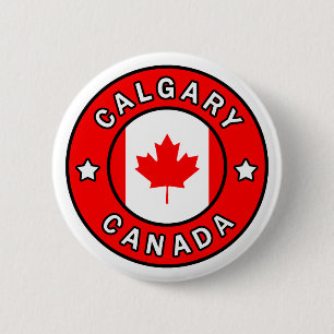 Calgary Canada 6 Cm Round Badge