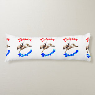 Calgary Canada Horses July Riders Calgary Stampede Body Cushion