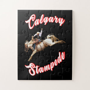 Calgary Canada Hourse July Riders Calgary Stampede Jigsaw Puzzle