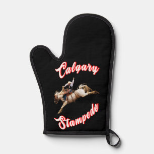 Calgary Canada Hourse July Riders Calgary Stampede Oven Mitt