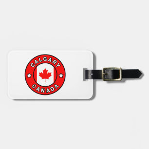 Calgary Canada Luggage Tag