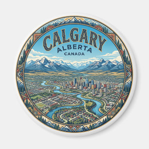 Calgary Canada Magnet