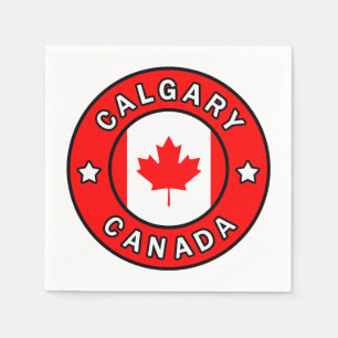 Calgary Canada Napkin