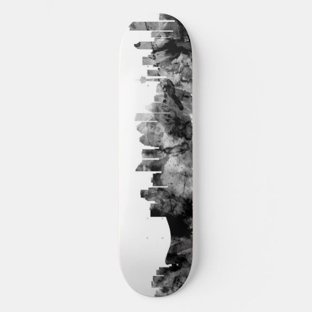 Calgary Canada Skyline Skateboard (Front)
