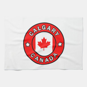 Calgary Canada Tea Towel