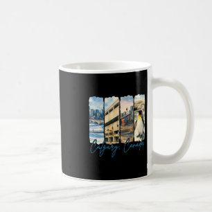 Calgary Canada Travelling Trip Brushstroke Souveni Coffee Mug