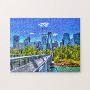 Calgary City Skyline. Jigsaw Puzzle
