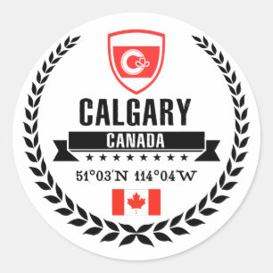 Calgary Classic Round Sticker