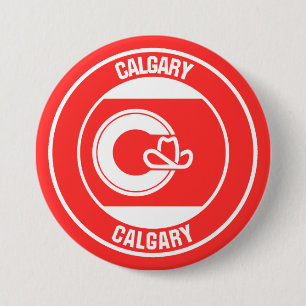 Calgary Columbia Round Emblem 7.5 Cm Round Badge