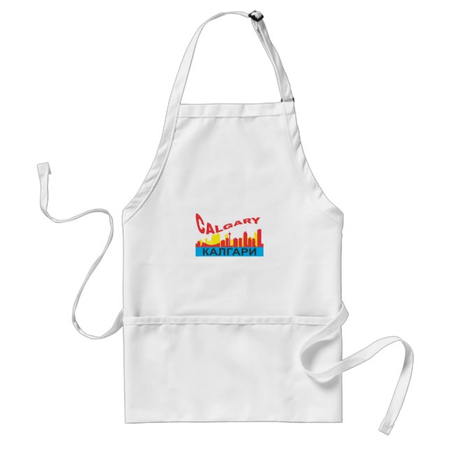 Calgary cyrillic standard apron (Front)
