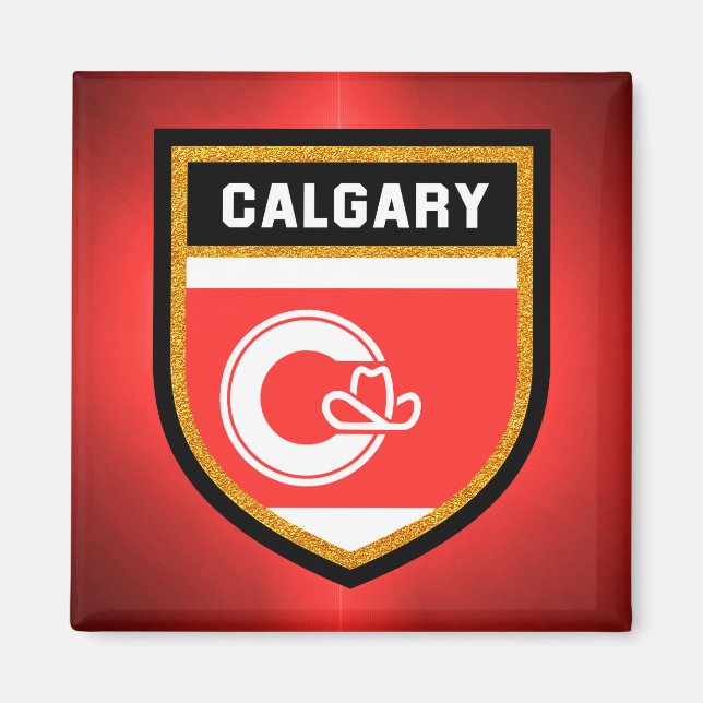 Calgary Flag Magnet (Front)