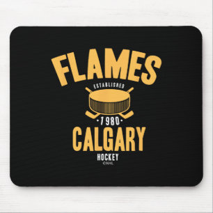 Calgary Flames Hockey Puck Nhl Officially Licensed Mouse Pad