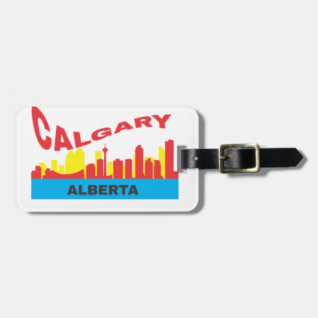 Calgary Luggage Tag (Front Horizontal)