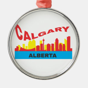 Calgary Metal Ornament