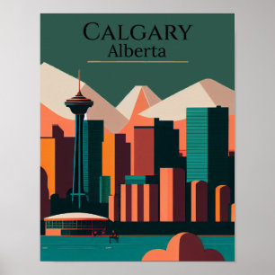 Calgary Minimalist Poster