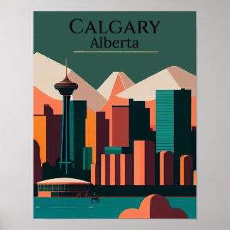 Calgary Minimalist Poster