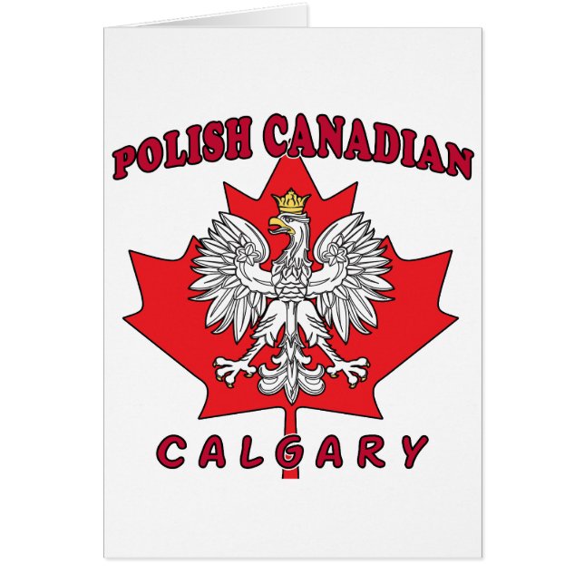 Calgary Polish Canadian Leaf (Front)