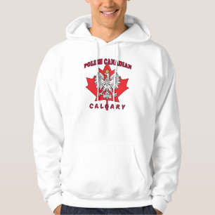 Calgary Polish Canadian Leaf Hoodie