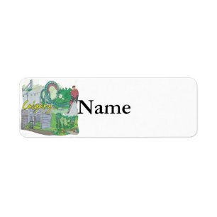Calgary Return Address Label