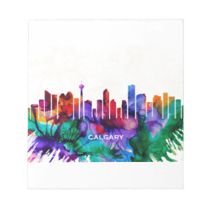 Calgary Skyline Notepad