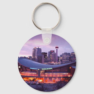 Calgary sunset key ring