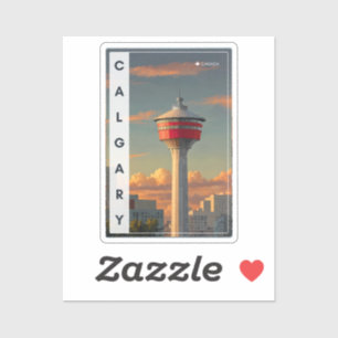 Calgary Tower Sticker Souvenir