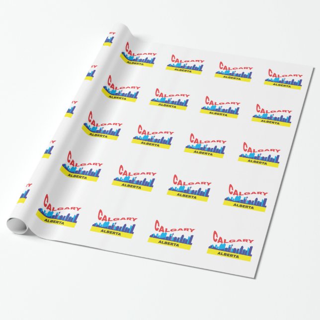 Calgary Wrapping Paper (Unrolled)
