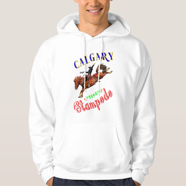 Calgary Yeehaw Stampede Hoodie (Front)