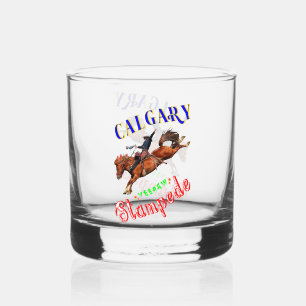 Calgary Yeehaw Stampede Whiskey Glass