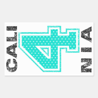 Cali4nia Rectangular Sticker