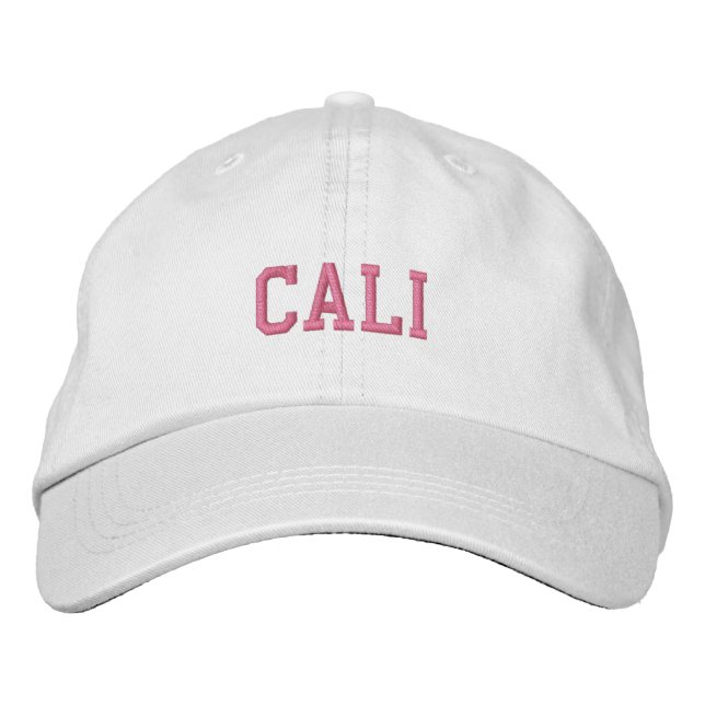 CALI California Personalised Adjustable Hat (Front)