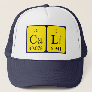 Cali periodic table name hat