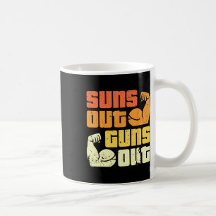 Cali Style Bodybuilding Sun's Out Guns Out Biceps Coffee Mug