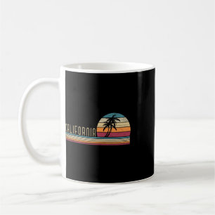 Cali Summer Vacation Ca Palm Trees Usa Retro Calif Coffee Mug