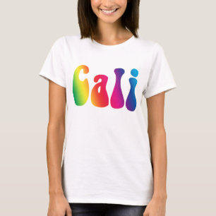Cali Tie-Dye California Rainbow Logo Shirt