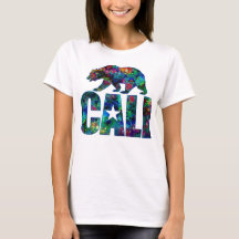 Cali Tie-Dye Logo and Grizzly Bear