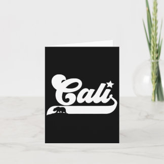 Cali Vintage California Bear Usa State Beauty Desi Card