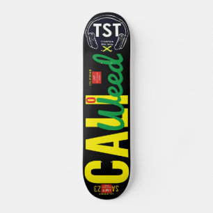 CALI WEED / TST Skateboard, 7¾" Deck Skateboard