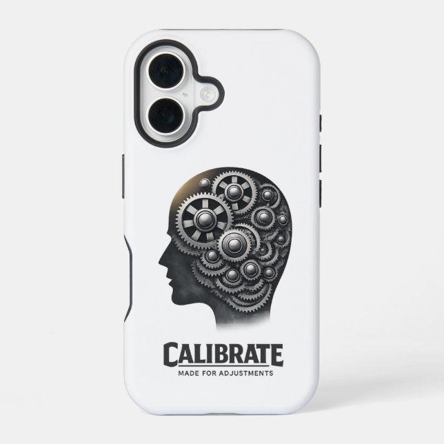 CalibrateMind iPhone 16 Case (Back)