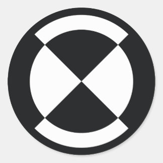 calibration badge - curiosity rover classic round sticker