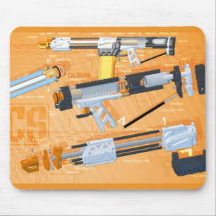 Caliburn Exploded Mouse Pad