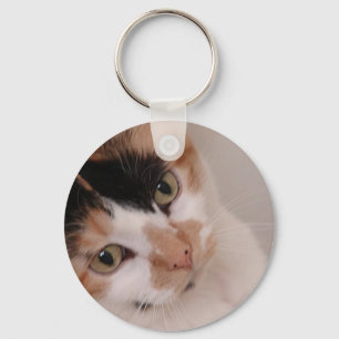 Calico Beauty Cat Key Ring