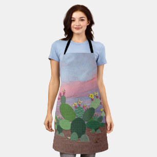 Calico Cactus Apron