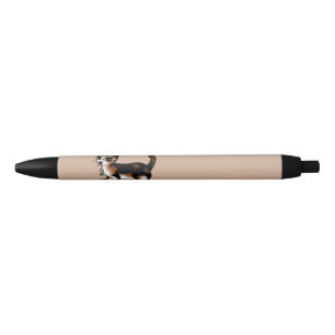 Calico cat black ink pen