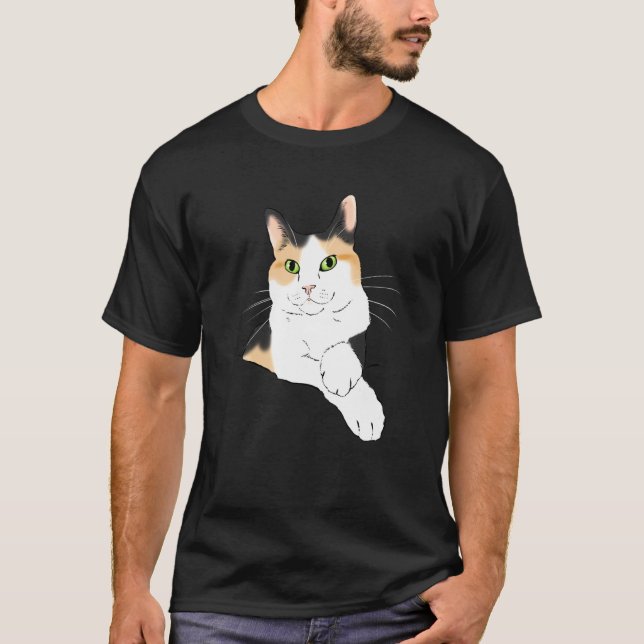 Calico Cat Calico Mum Calico Cat Cat Mum T-Shirt (Front)