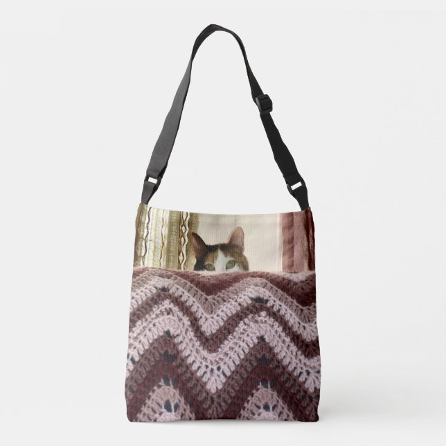 Calico Cat Crossbody Bag (Back)