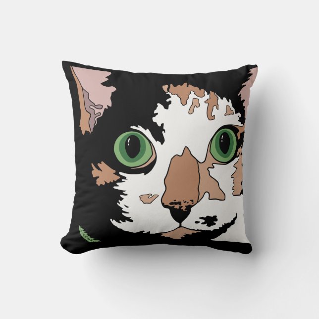 Calico Cat   Cushion (Front)