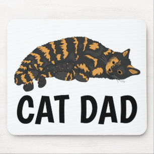 CALICO CAT DAD MOUSEPAD