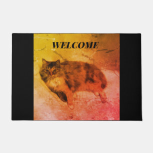 Calico Cat Doormat